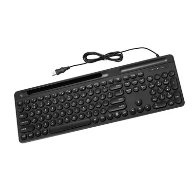 Black and White Office Keyboard